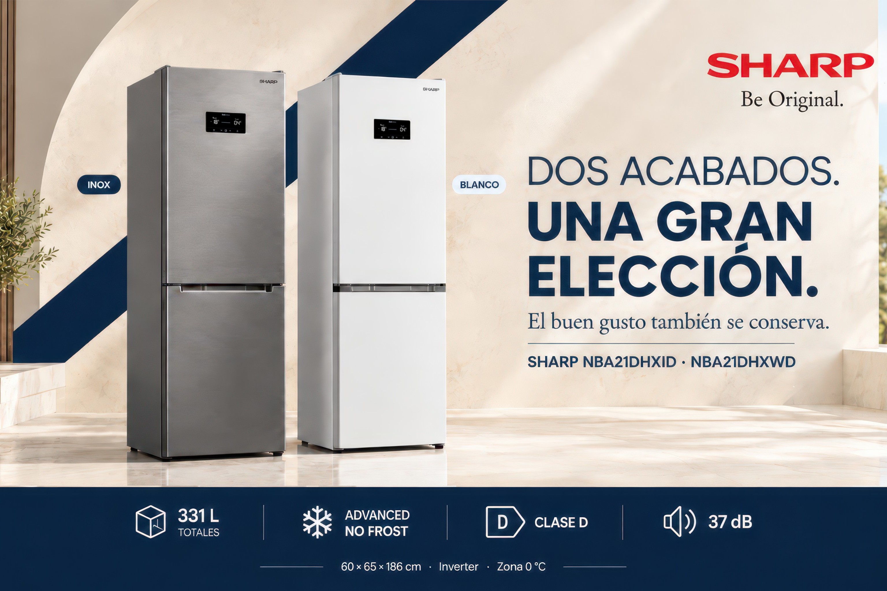 FRIGORIFICOS SHARP ADVANCED NO FROST